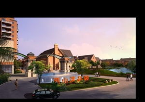 cad鐵大門園林景觀設(shè)計(jì)完整方案項(xiàng)目資料及效果圖素材下載